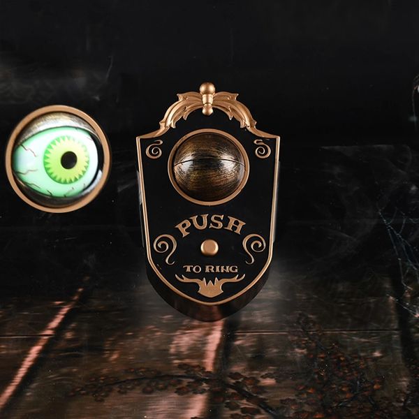 

funny halloween one-eyed doorbell scary sounds burning eyes doorbells decoration pendant electric toys horror props supplies