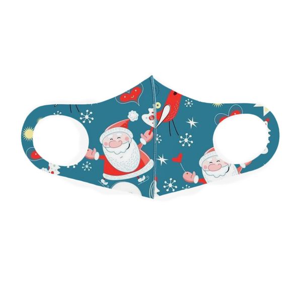 

маски маски для лица рождество дети printed xmas лица против пыли туман снежинка mouth крышки дышащий моющийся многоразовый