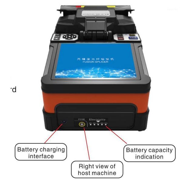 

fiber optic equipment a-81s orange voll automatische fusion splicer machine multi-function ftth english version1