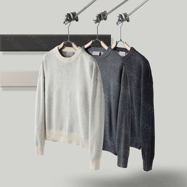 

men designers sweaters long sleeve fashion autumn spring hip hop clothing letter embroidery pullover sweater coat jumper v4g0, White;black