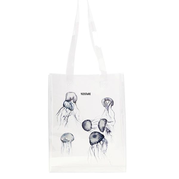 

yizi новые оригинальные серии deep sea плечо сумка прозрачный водонепроницаемый роскошные пвх женские сумки clear bag