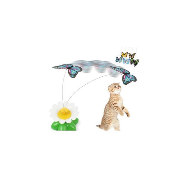 

colorful butterfly funny dog cat toys bird pet seat scratch toy for pet dog cats intelligence training plastic bbymjf