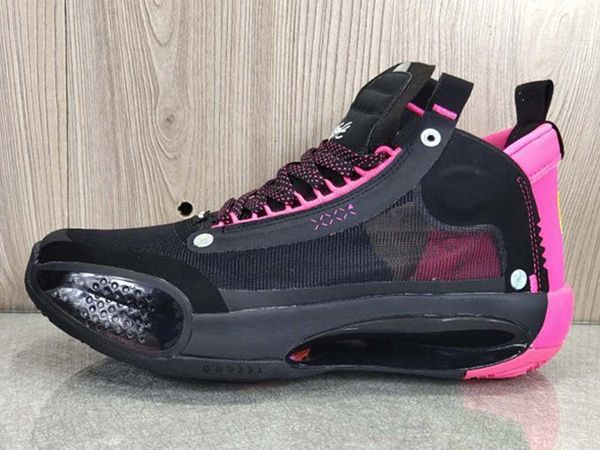 

leopard jumpman xxxiv 34 затмение снег синей пустоты янтарных 2020 взлет mens basketball 34s спорт кроссовки обувь, Black