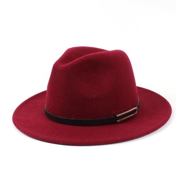 

fashion women's men's wool wide brim fedora hat for winter autumn laday gentleman jazz cap sombrero godfather hats, Blue;gray