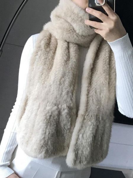 

scarves collar real fur scarf women's winter style fashion temperament and elegant female, Blue;gray