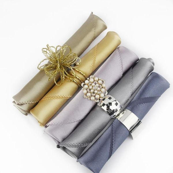 

5pcs 45x45cm napkin cloth euro fashion western table napkin wedding l accessories1