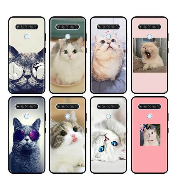 

тонкий чехол для lg k40 k40s k41s k50s k51s k61 g6 g7 g8 (thinq) q51 q60 q61 q70 телефон fall обложка британская короткошерстная кошка