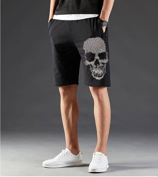 

cotton with jogging short hip hop pants streetwear men d1u0, White;black