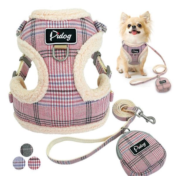 

soft pet dog harnesses vest no pull adjustable chihuahua puppy cat harness leash set for small medium dogs coat arn sqcizl