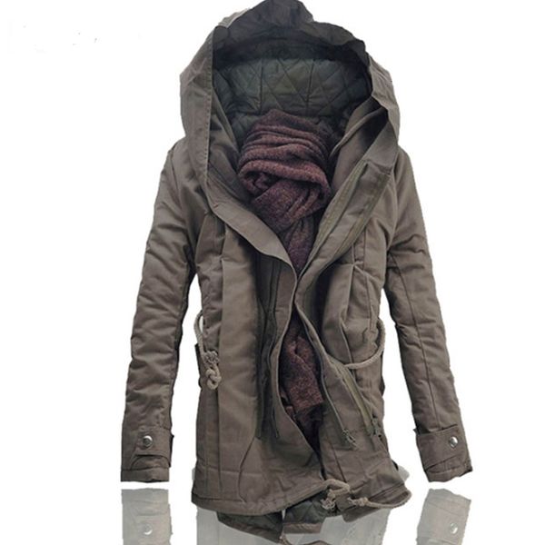 

men jacket and coats winter men warm coats fashion jackets downs casual thick outwears plus size 4xl 5xl, Black