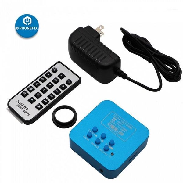 

hd 21mp hdmi usb digital microscope hdmi camera adapter +tf card video recorder for mobile phone pcb welding repair1