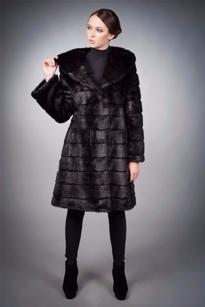 

new winter womens outwear long sleeve mink fur coat long overcoat black women jacket plus size s-6xl