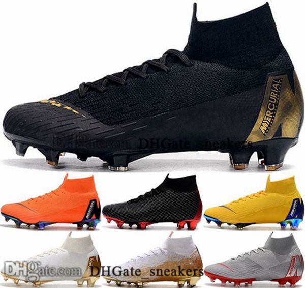 

eur astro turf cristiano ronaldo mercurial 6 ladies soccer cleats women ag superfly 12 fg 46 cr7 football boots men mens shoes size us 5 35