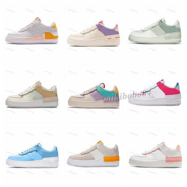 

2021 new men women platform shoes casual shoes triple black white aurora pale ivory volt unicorn skateboard women sneakers size 36-40