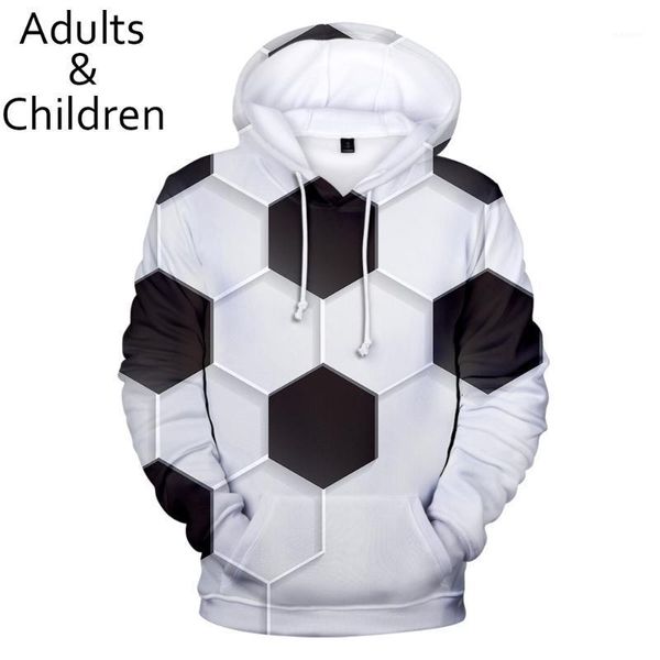 

popular3d soccer hoodies men women sweatshirts fashion autumn kids hoodie suitable 3d boys girls white+black pullovers1