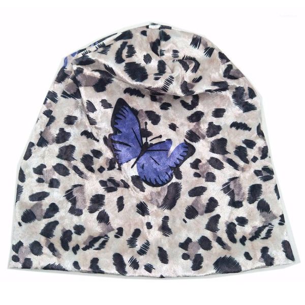 

b178259 fashion spring winter comfort velvet butterfly beanie hat,hair accessories for women1, Blue;gray