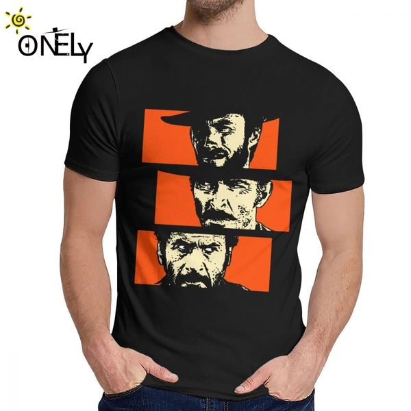 

man's o-neck blondie angel eyes tuco short sleeve graphic print for man soft slim tee s-6xl sport hooded sweatshirt hoodie