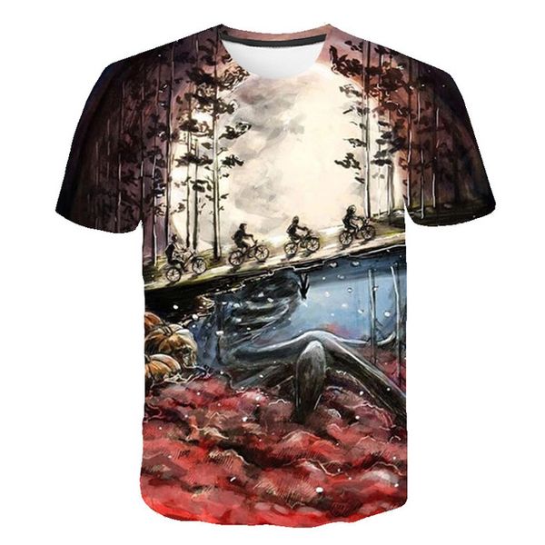 

happy childlike print 3d print shirts graphic anime harajuku men clothing