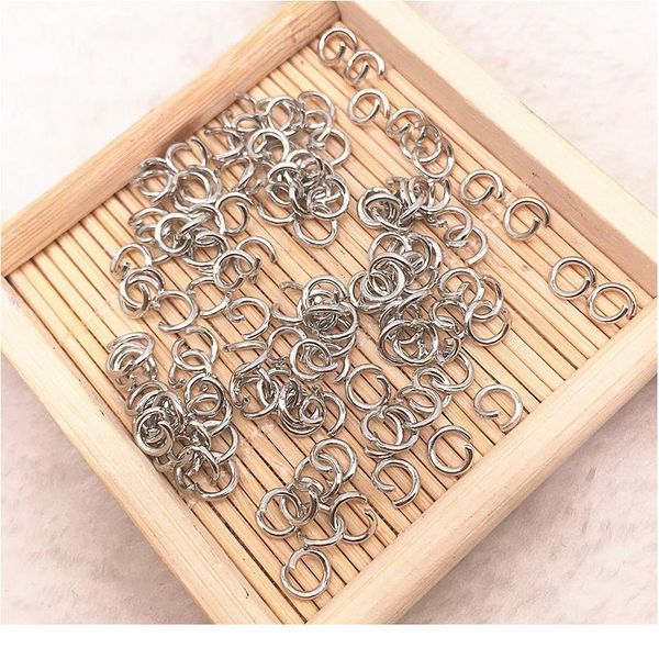 

4/5/6mm jump ring single loop open dull silver jump rings split rings for jewelry necklace bracelet chain connector jllblg