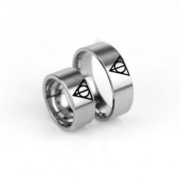 

classic movie hogwarts bade seal death hallows ring,the slytherin school steampunk women/men cocktail ring drop shipping1, Slivery;golden