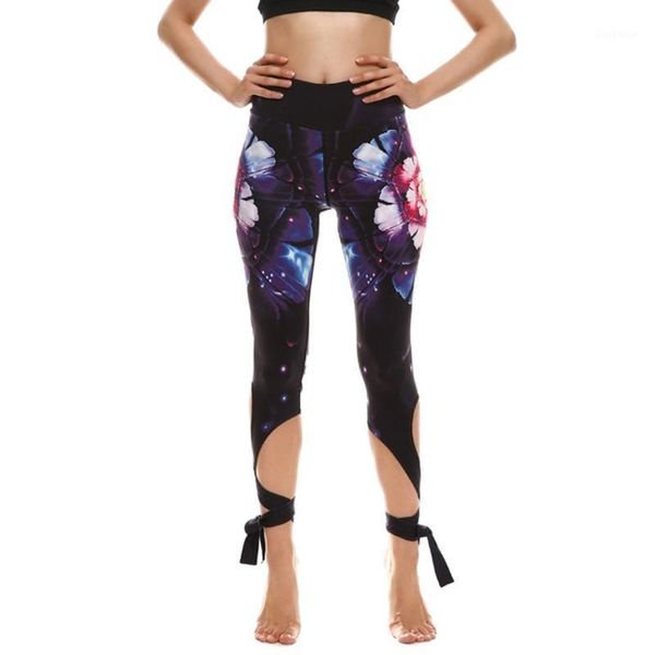 

yoga outfits sagace women's pants casual sports fitness running high waist print ballet strappy leggings workout yoga1, White;red