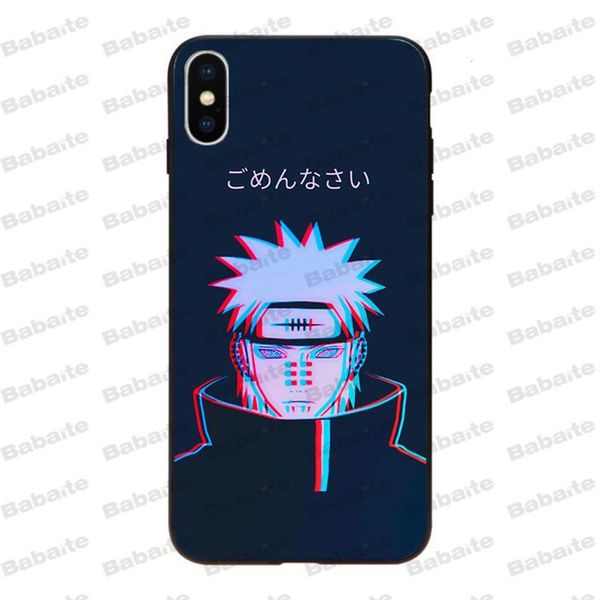 

babette naruto pain black tpu soft rubber case for vip 8 7 6 6s plusbhy