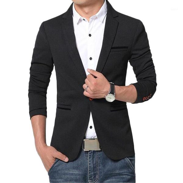 

jacket men casual slim fit blazer suit coat mens fashion korean terno masculino suits abrigo hombre luxury spring auutmn jackets1, Black;brown