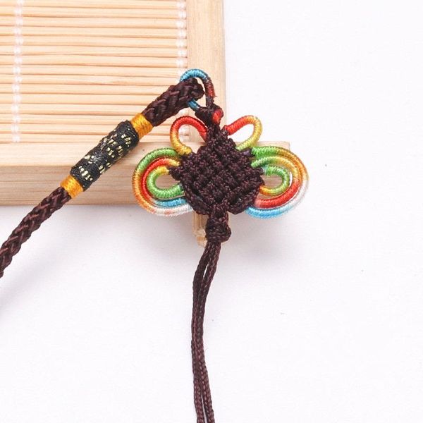 

10pcs chinese knots tassels weaving hang rope jewelry accessories diy hand crafts decor pendants materials color butterfly line h wmtgem