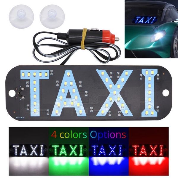 

taxi led taxi sign light car windscreen cab indicator inside light signal rideshare windshield lamp 4 colors cigarette lighter1