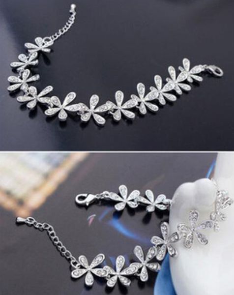 

charm bracelets women's snowflake alloy extended bracelet, Golden;silver