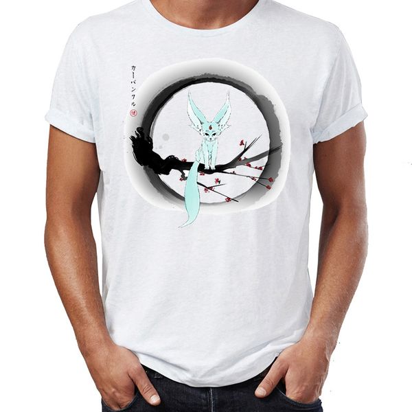 

men's t shirt final fantasy carbuncle under the moon cloud awesome artwork printed tee sport hooded sweatshirt hoodie