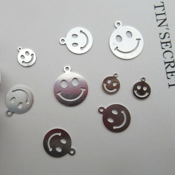 

100 real 925 sterling silver happy smile round tassel earrings smiley face earrings earring accessories material h jllpry