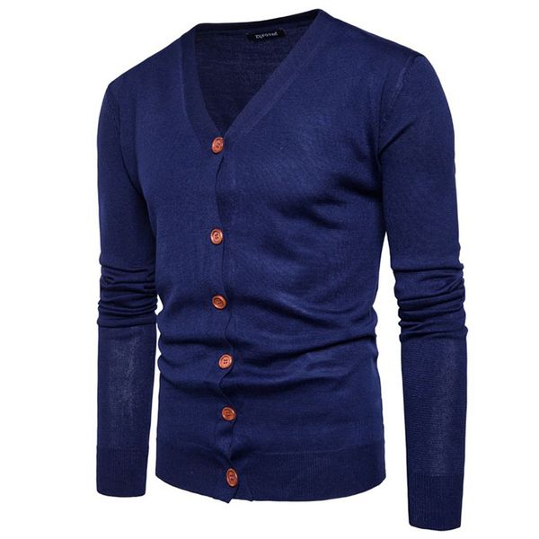 

univos kuni 2019 men's sweater button warm knitted slim fit coat cardigan dsign brand soild color male boys big size clothes, White;black