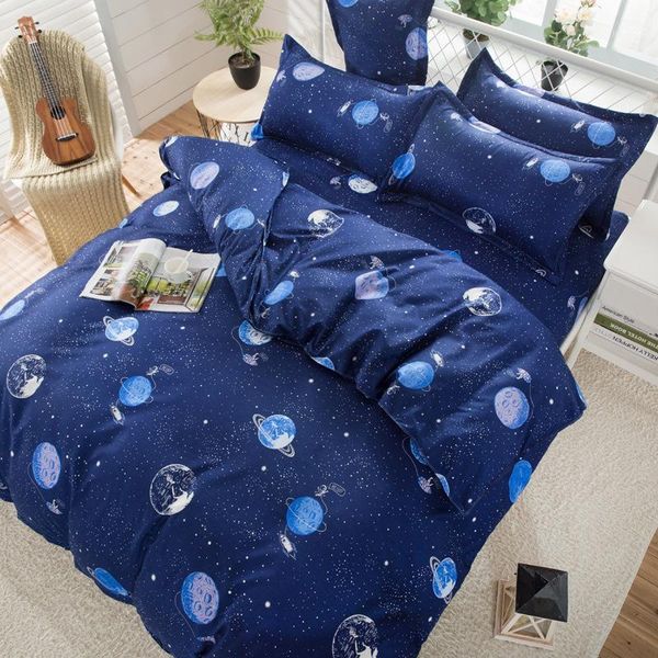 

geometric planet flower plant girl boy bed cover set duvet cover child bed sheet pillowcase comforter bedding set 610281