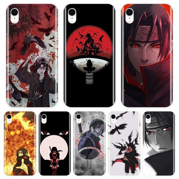 

1dw- soft silicon x xr xs max, rear sheath naruto itachi uchiha, suitable for vip 6 s 7 8 plus