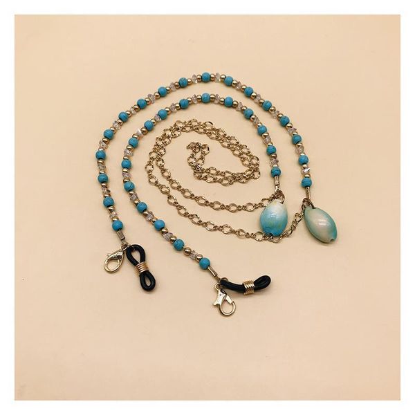 

2020 chic luxury crystal rice beads mask chain lanyard fashion women sunglasses strap glasses accessories h bbyqaj