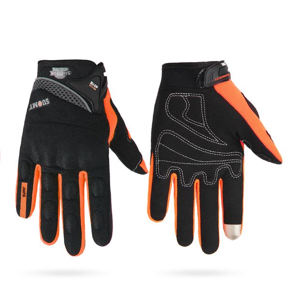 

vip. suomy motorcycle men motocross full finger guantes gant moto gloves riding motorbike summer green black orange, Blue;gray