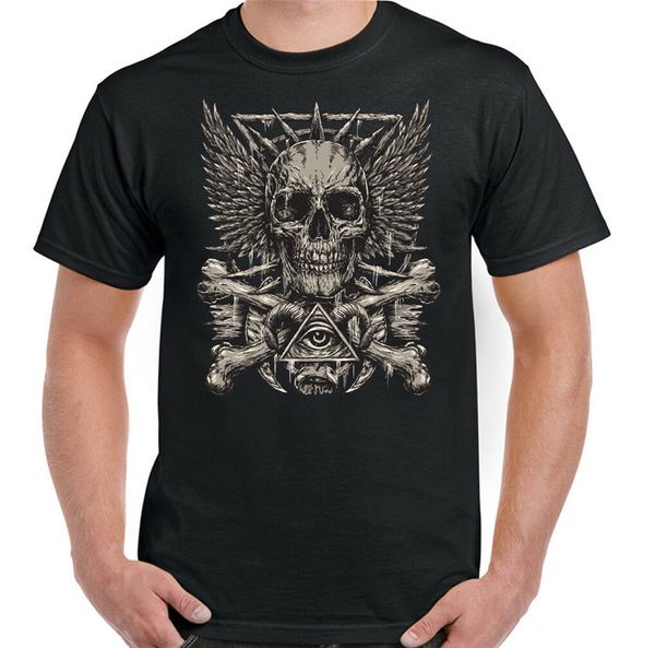 

heavy metal skull mens gothic t-shirt biker tattoo rock music guitar angel wings outfit tee shirt sport hooded sweatshirt hoodie