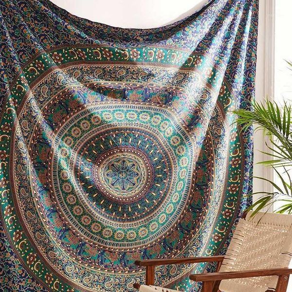 

wall hanging tapestries decorative wall tapestry carpet for bedroom yoga mats dropshipping bohemian style mandala india design1