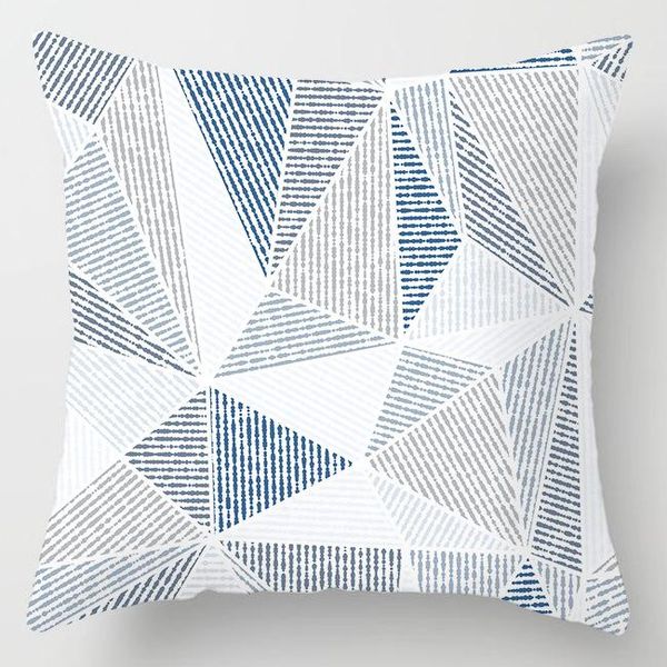 

new modern nordic marble blue cushion cover geometric floral decorative pillows case livingroom 45x45cm sofa throw pillow covers swy jllgpo