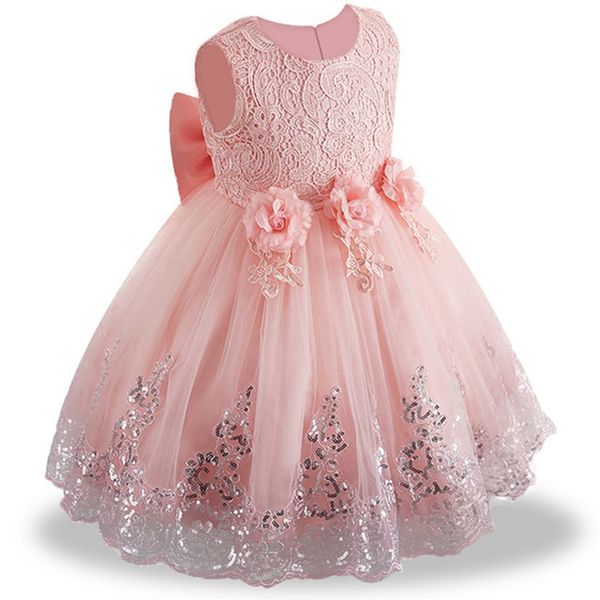 Kinder Weiße Brautjungfer Hochzeit Blumenmädchen Kleid Partykleider Mädchen Prinzessin Kleid Kinder Teenager Kleidung für 3 5 7 9 12 Jahre LJ200921