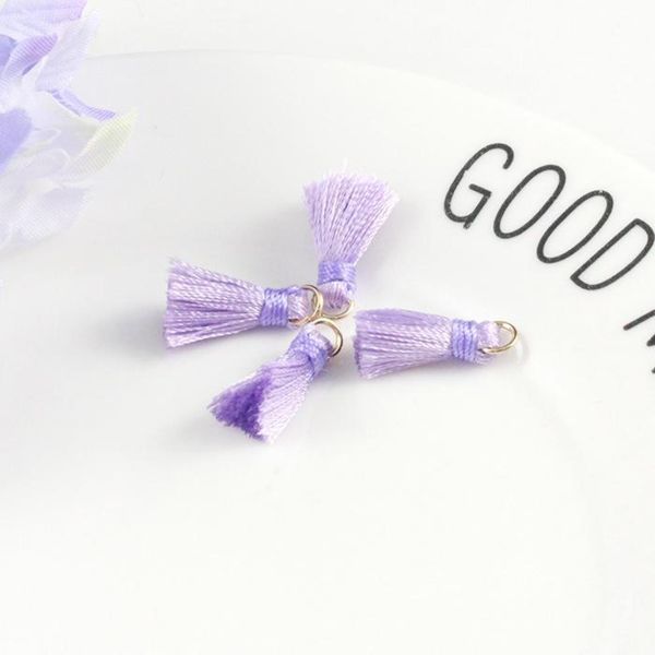 

10pcs 1.5cm mini polyester thread tassel pendant for jewelry making diy bracelet cellphone pendant finding craft tassels h sqcsgd