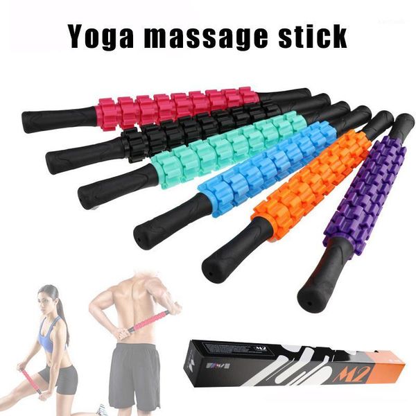 

resistance bands ly body massage sticks muscle roller tool trigger portable for fitness yoga leg arm bn991