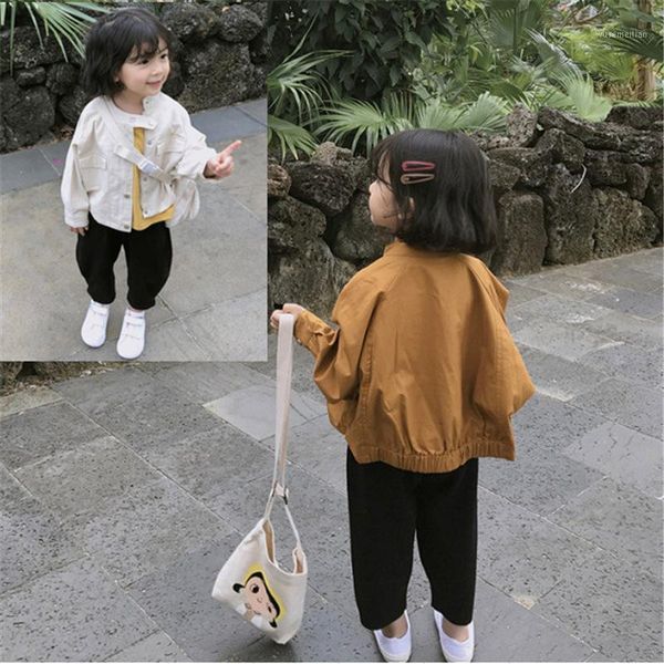

jackets 2021 girl boy casual jacket trench coat kids spring autumn children overwear costume1, Blue;gray