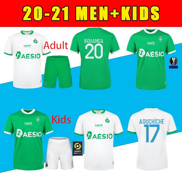 

2020 2021 as saints-etienne soccer jerseys khazri maillot 20 21 asse st etienne khazri sets aholou football shirts, Black;yellow
