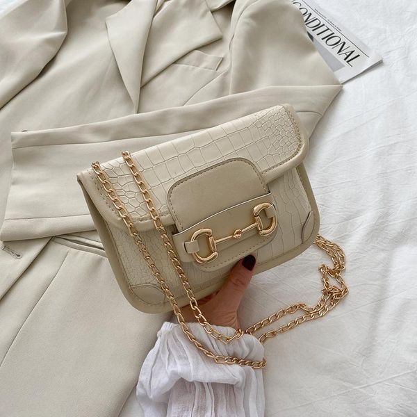 

аллигатор женщины сумка малый crossbody сумки для женщин 2020 мода pu кожа сумка цепи роскошные дамы сумочку дизайнер новый