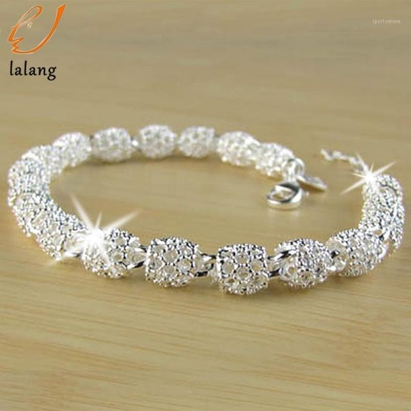 

charm bracelets color jewelry hollow out bead bracelet fashion for women crystal bangles christmas gift1, Golden;silver