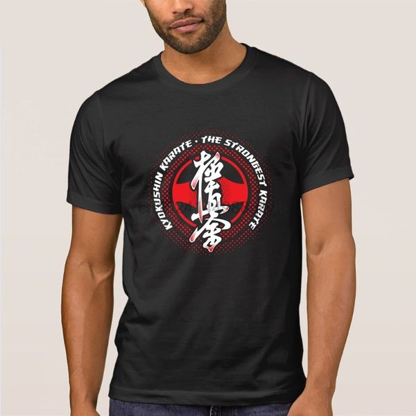 

большой размер каратэ киокушинкай трафаретная печать tee shirt мужчины с коротким рукавом мужчины футболка для взрослых одежда верхняя одежд