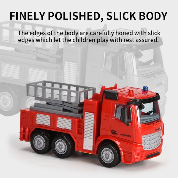 

friction fire truck toy car sets for children 3 pcs vehicle toy engineering car