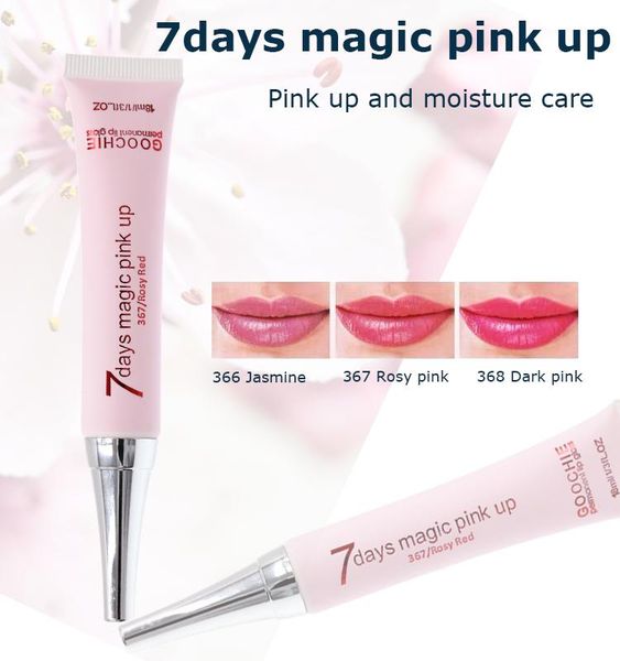 

goochie lips gloss 7 days magic pink up